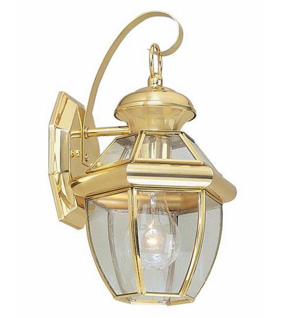 Antique Peretele de cupru lumina LED cupru decorativ lamp ă de cupru lustruit exterior felinar de alamă lumină