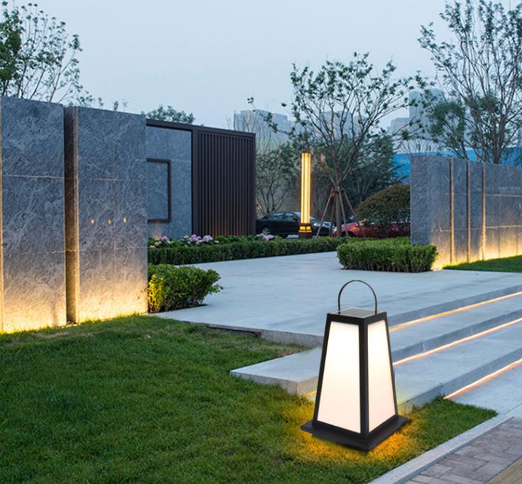 Outdoor rezistent la apă gazon peisaj lumină grădină decorare ușoară stâlp solar lumină