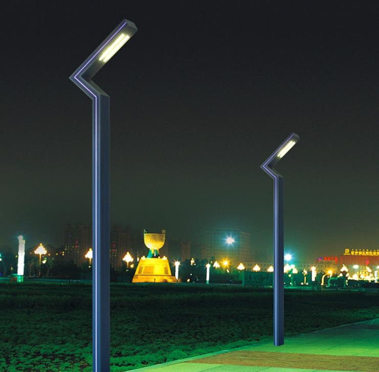 Moderne și simple 3-4 metri poli de aluminiu pentru luminile de aer liber villa Park