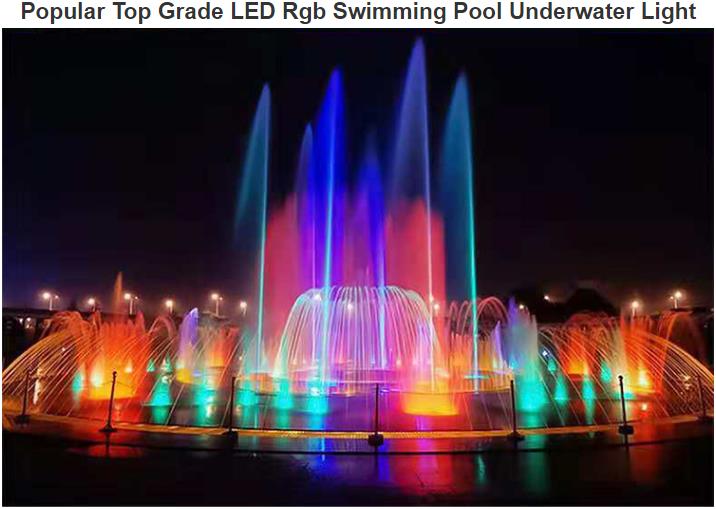Popular Top Grade LED Rgb piscină Underwater Light
